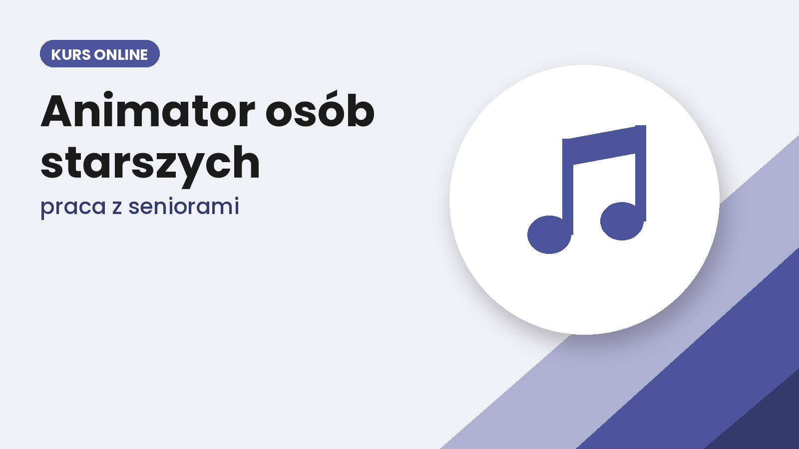 Kurs Animatora Osób Starszych