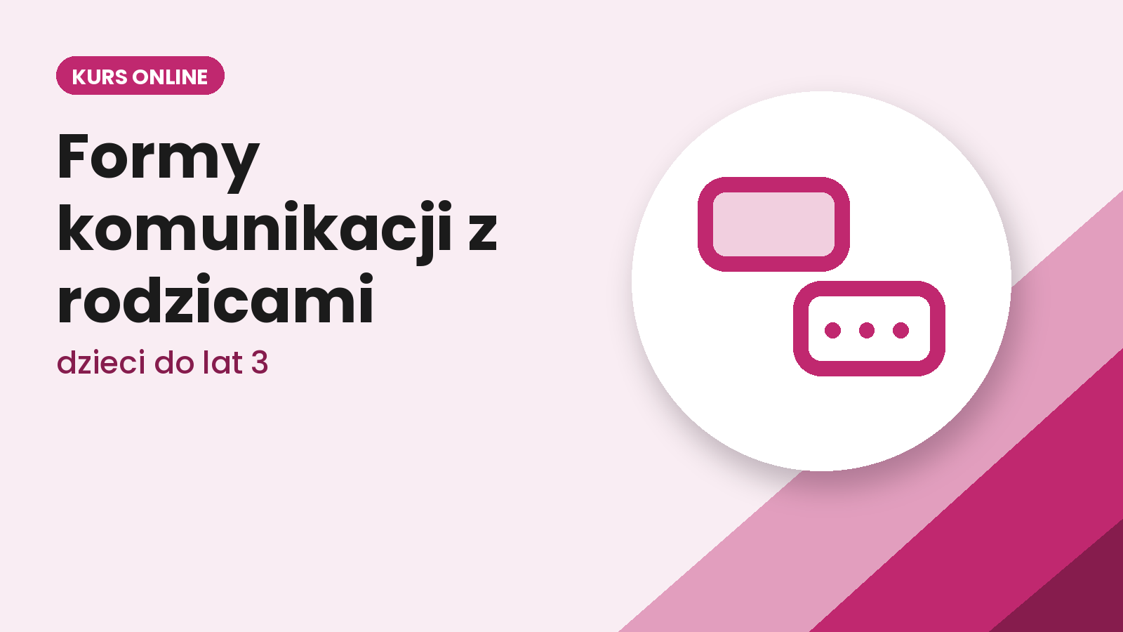Formy komunikacji z rodzicami dzieci do lat 3