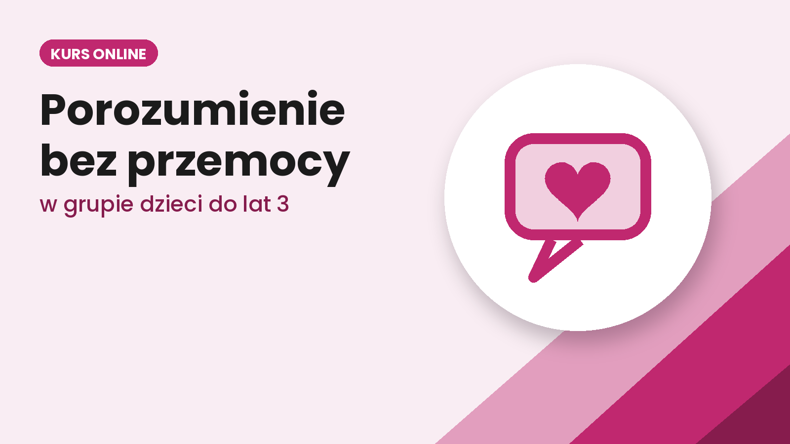 Porozumienie bez przemocy w grupie dzieci do lat 3