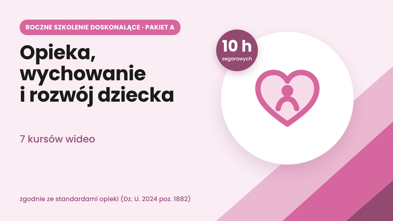 Pakiet 10-godzinne szkolenie z zakresu opieki, wychowania i rozwoju dziecka
